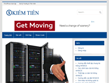 Tablet Screenshot of kiem-tien.com